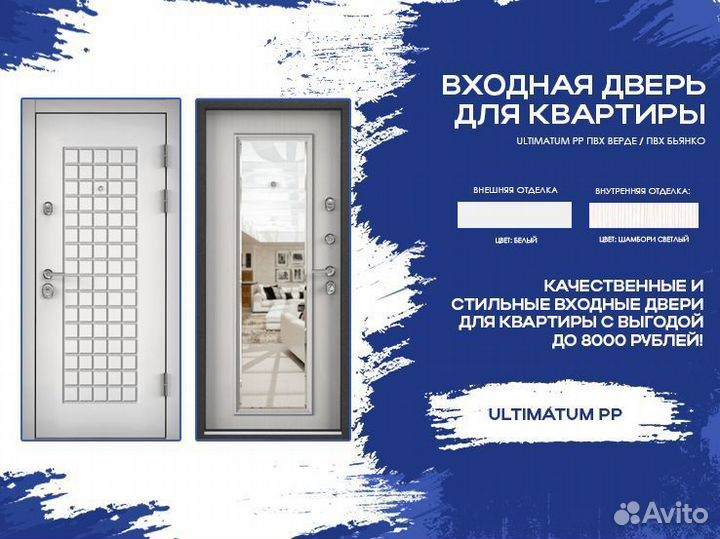 Входная дверь новая в дом