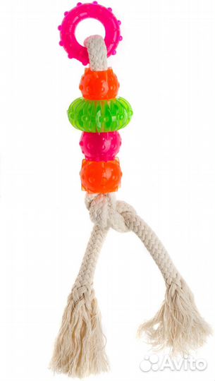 Игрушка comfy mint dental канат с 4 элементами, дл