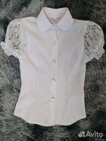 Блузка парадная для девочки 128размер