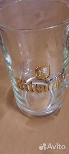 Кружка пивная бокал Bitburger 0.5 л