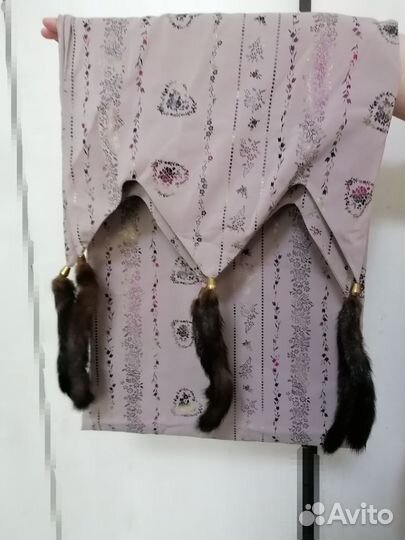 Шарф натуральный мех