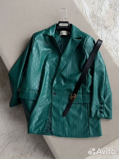 Пиджак базовый и рубашка gucci