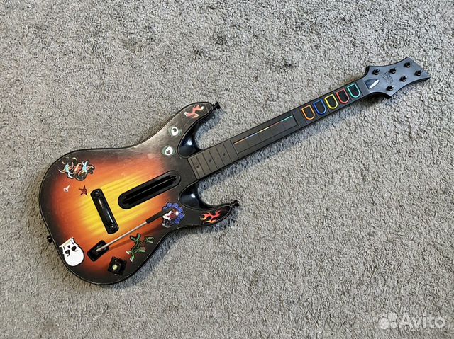 Гитара беспроводная Guitar Hero Rock Band Xbox пк