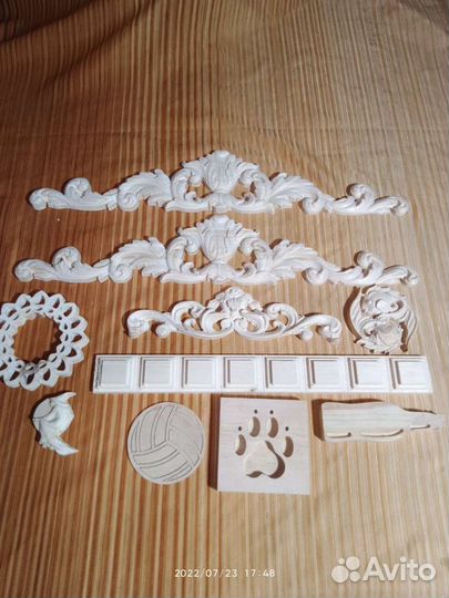 Заготовки из дерева 3д,2д. Лепнина
