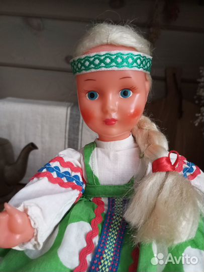 Кукла СССР чайница