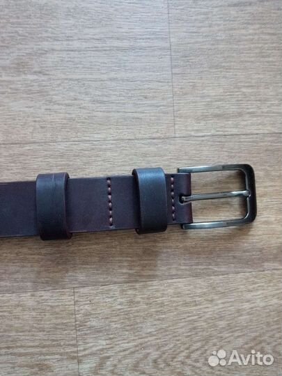 Мужской кожаный ремень ручной работы