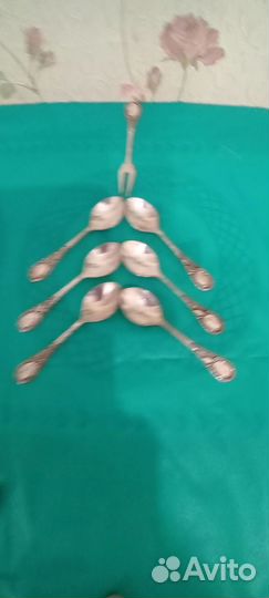 Ложки вилки ножи (мельхиор)