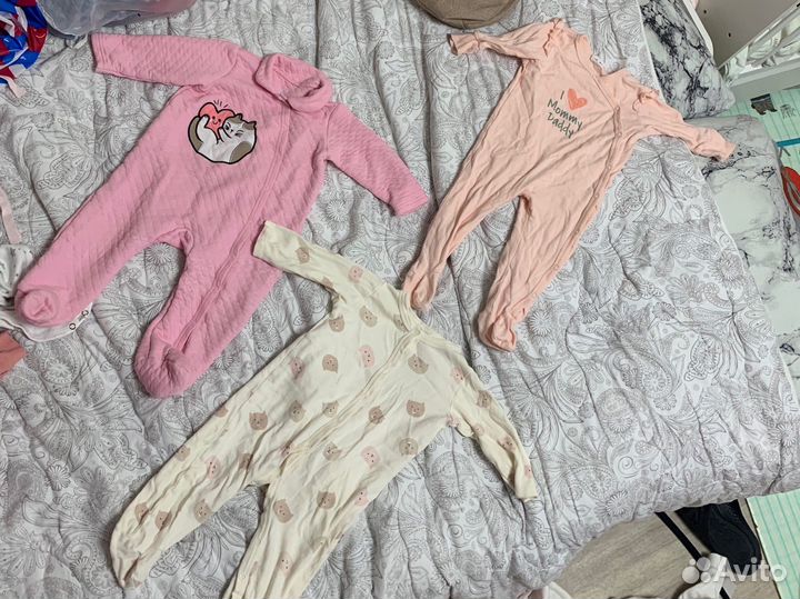Детские вещи пакетом 62-80 для девочек