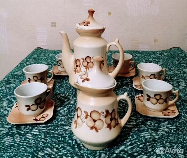 Кофейный сервиз керамика СССР