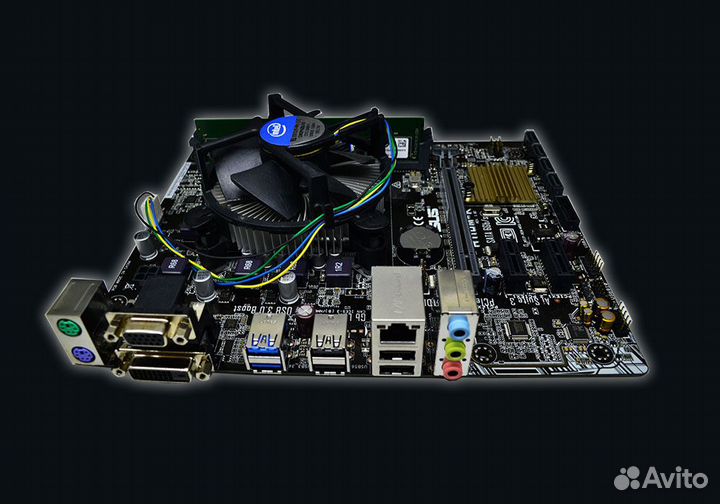Комплект i5-7500. Asus H110M-K. DDR4 8Gb