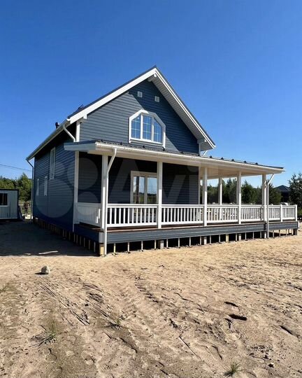 Коттедж 130 м² на участке 7 сот.