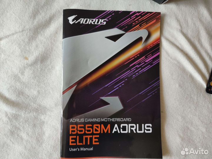 Материнская плата gigabyte b550m aorus elite