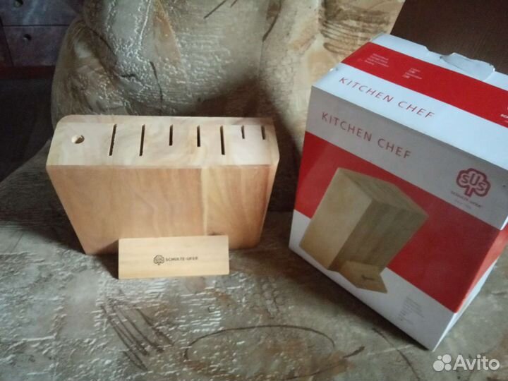 Новая подставка для ножей из дерева