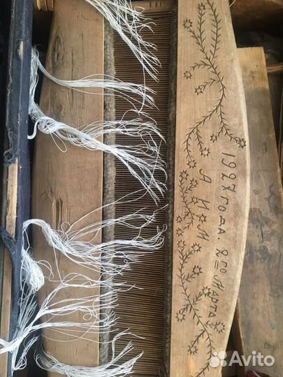 Антикварный архангельский ткацкий станок