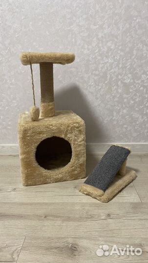 Домик для кошки с когтеточкой