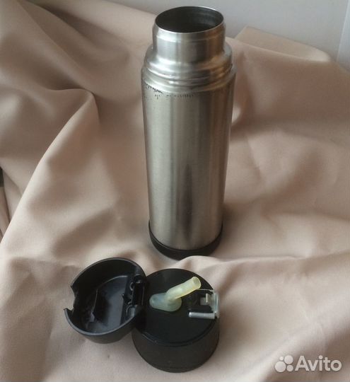 Термос thermos с трубочкой нержавейка- до 12 час