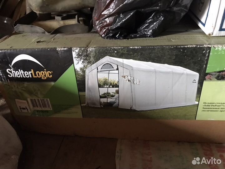 Теплица бу 3 на 6м верх тент