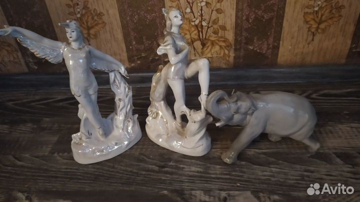 Фарфоровые статуэтки, литье