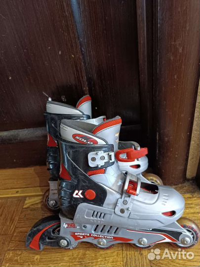 Роликовые коньки детские раздвижные