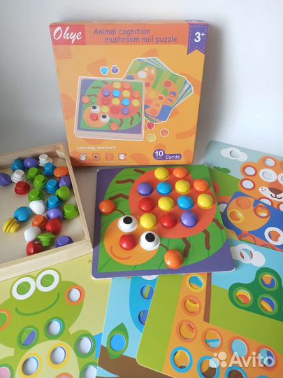 Развивающие игрушки Мозаика