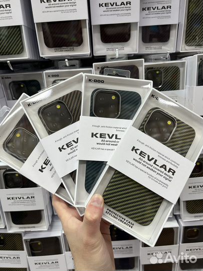 Чехол Kevlar на iPhone 11/12/13/14 max не pitaka