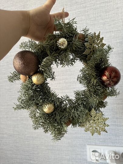 Венок 2023 г рождественский новогодний