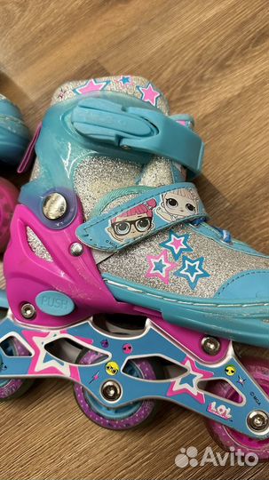 Роликовые коньки детские LOL