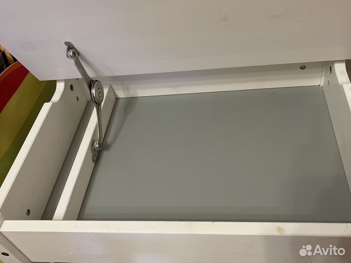 Стол с откидной крышкой с ящиком и стул икеа