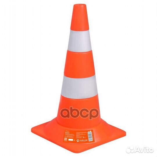Конус дорожный мягкий 520мм, 2 световозвращающи