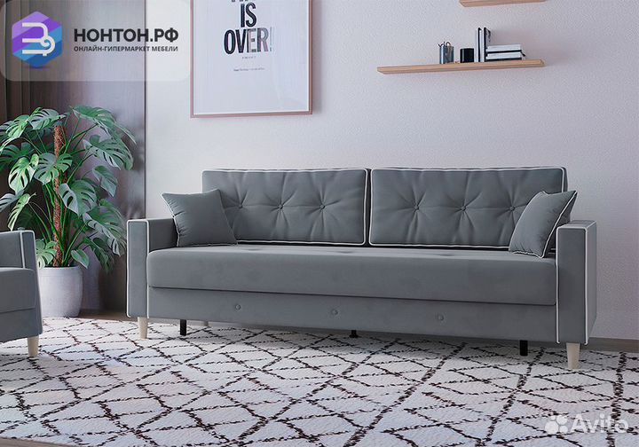 Диван тик-так Айрин серый