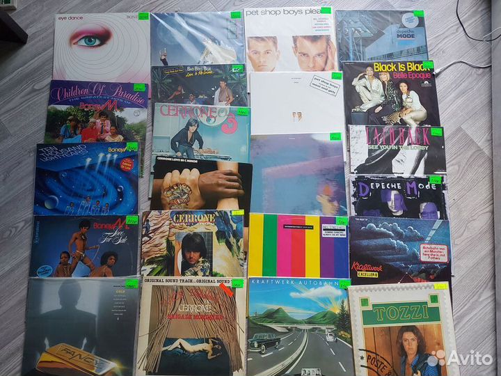 Depeche mode/Boney M/Cerrone/Kraftwerk/Fancy винил