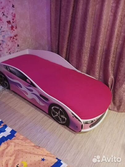 Кровать машина с подсветкой