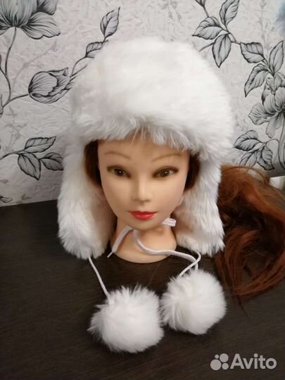 Шапка на девочку теплая