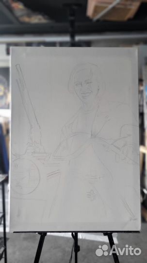 Нарисуем твою жену на холсте