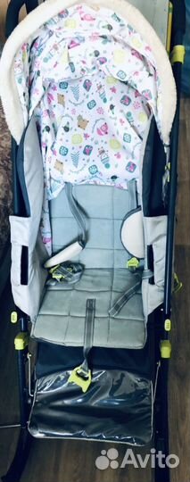 Коляска-санки, зима (в сезон дороже)