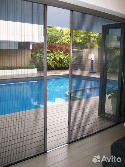 Москитная сетка плиссе гармошка