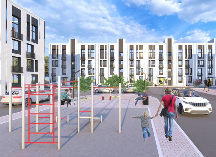 2-к. квартира, 69,8 м², 4/5 эт.