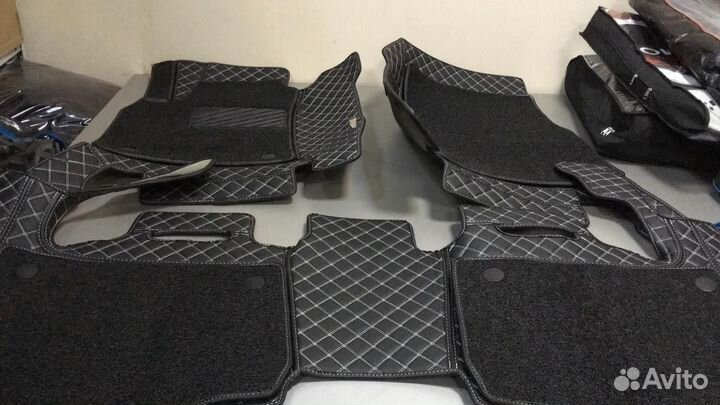 3D Коврики Toyota Салон Багажник из Экокожи