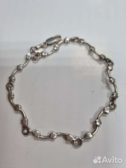 Серебряный браслет, женский. 925 проба