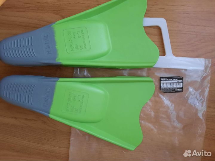 Ласты короткие mad wave р.26-29