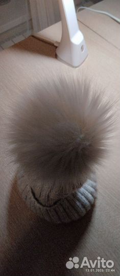 Шапка зимняя для девочки 54 56