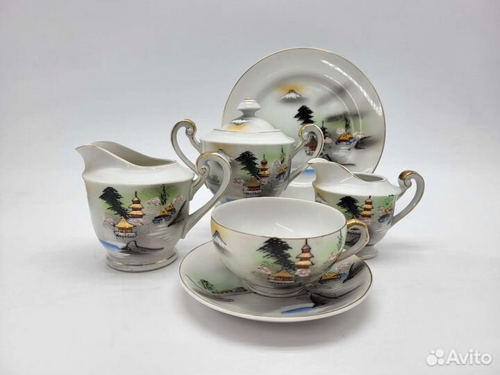Сервиз чайный Япония Литофания