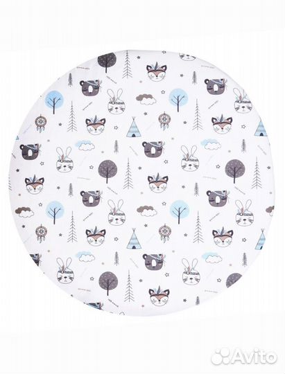 Простынь на резинке в детскую кровать