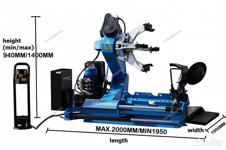 Шиномонтажный станок для грузовых авто