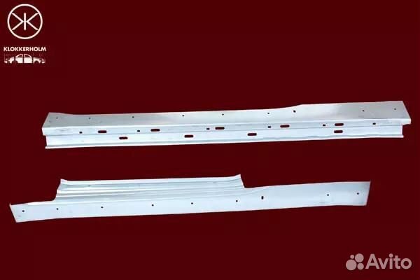 Порог кузова лев Fiat - New 500 10.07- GT с отверстиями для накладки