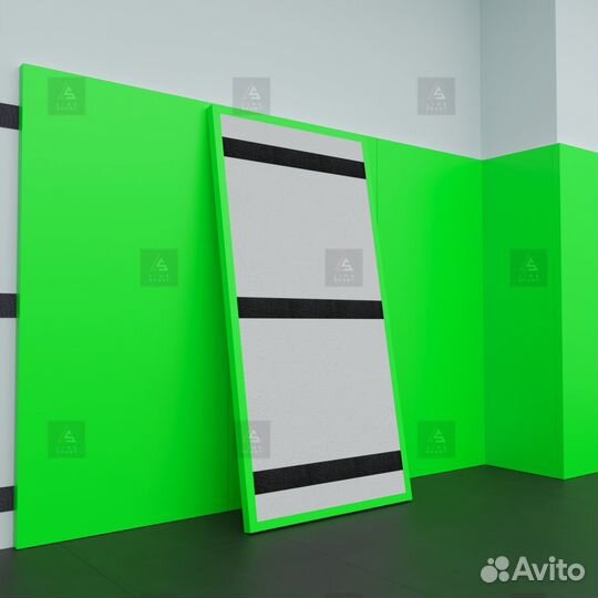 Стеновой протектор Line-Sport зеленый