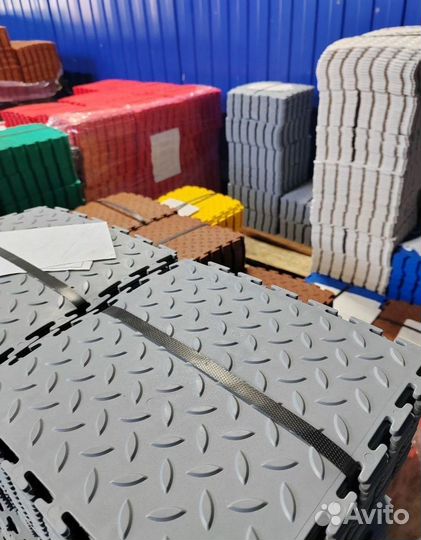 Модульная плитка пвх в фитнес зал