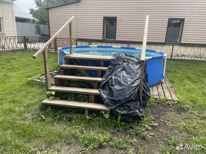 Каркасный бассейн бу