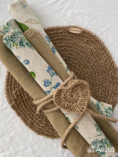 Льняные салфетки