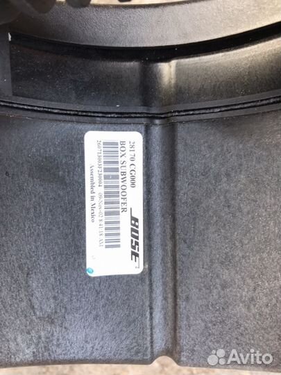 Infinity fx35 fx45 сабвуфер